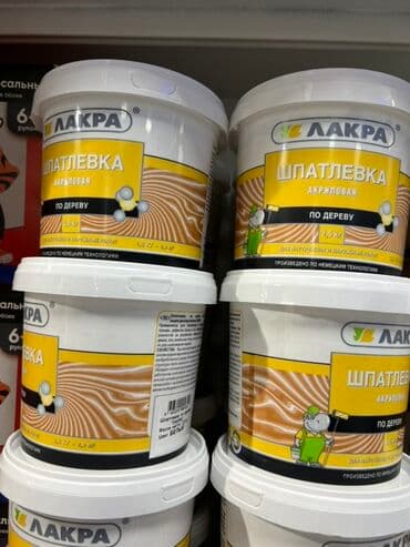 Акриловая шпатлевка «Лакра» для дерева в удобной пластиковой банке