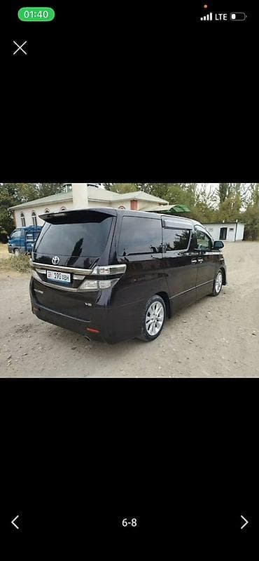 v klass: Toyota Vellfire: 2008 г., 3.5 л, Автомат, Бензин, Минивэн — 7