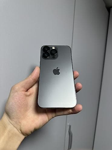 Apple iPhone: IPhone 13 Pro, Б/у, 256 ГБ, Графит, Чехол, 88 % — 4