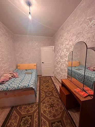 105: 3 комнаты, 62 м², Аламедин-1 мкр 105 серия, 1 этаж, Косметический ремонт — 2