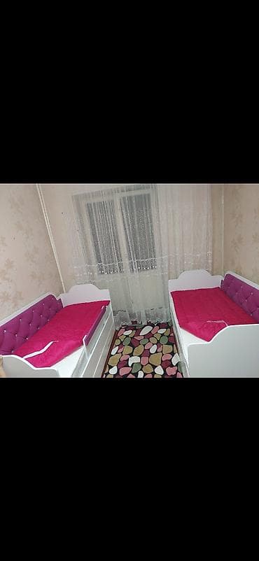 пластмассовые комоды детские: Детская односпальная кровать, Для девочки, С матрасом, МДФ — 2