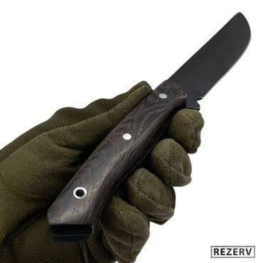 прибор ночного видения для охоты бу: Нож "Вожак У" охотничий, сталь У8, клинок цельный, ножны кожа — 21