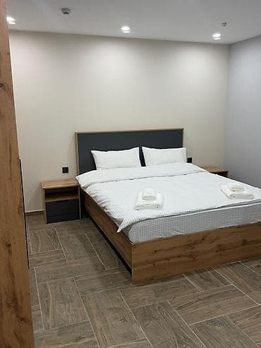 hostel osh: Студия, Душевая кабина, Постельное белье, Кондиционер — 2