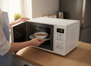 свч: Микроволновка, Б/у — 1