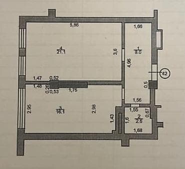 Продажа квартир: 2 комнаты, 48 м², 8 этаж, Евроремонт — 4