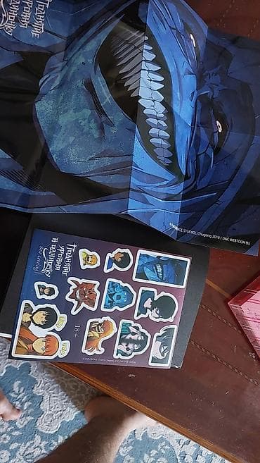 talon 1: Манхва "Поднятие уровня в одиночку" 1-ый том,внутри подарок,постер и — 4