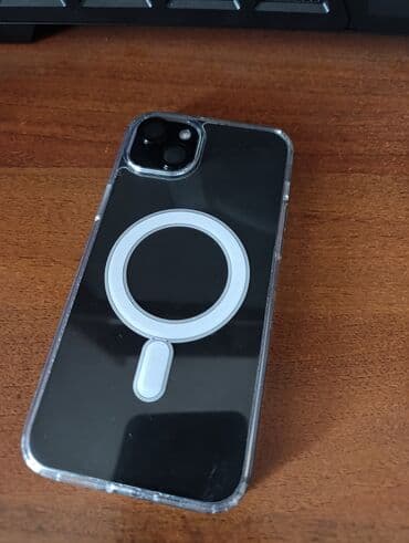 не рабочие айфоны: IPhone 15 Plus, Б/у, 128 ГБ, Черный, Зарядное устройство, 91 % — 1