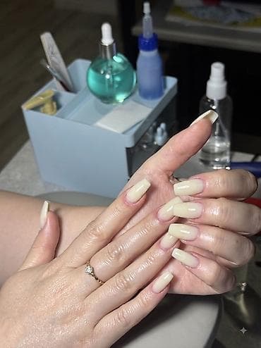 архитектур: 💅 Маникюр с покрытием — 700сом ✨ Наращивание ногтей — 1000 сом — 5