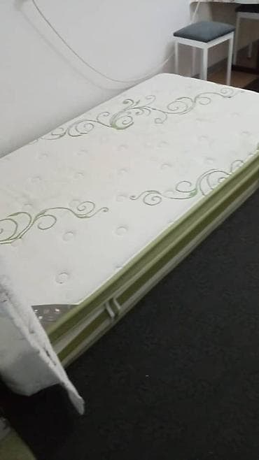 Ортопедический матрас, Б/у, Односпальный, Корея, Матрасы средней жесткости, Пенополиуретан, Бесплатная доставка