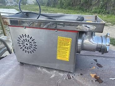 промышленный тестомес: Промышленная электрическая мясорубка из нержавеющей стали Описание: - — 4