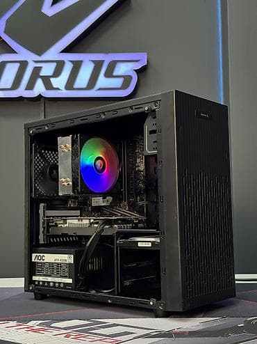 Компьютер, ядер - 6, ОЗУ 16 ГБ, Игровой, AMD Ryzen 5, AMD Radeon RX 580, HDD + SSD