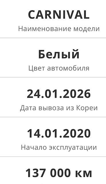 модельки авто: Kia Carnival: 2019 г., 2.2 л, Автомат, Дизель, Минивэн — 5
