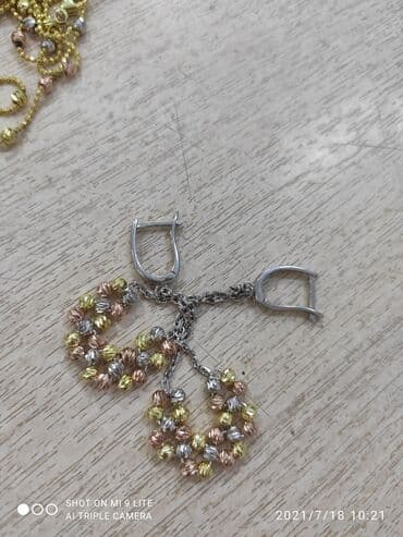 Ювелирные изделия: Италия Эксклюзив Серебро покрыто желтое золото пробы 925 Есть доставка — 5