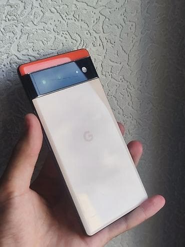 Google Pixel 6, Колдонулган, 128 ГБ, түсү - Кызгылт, 1 SIM, eSIM