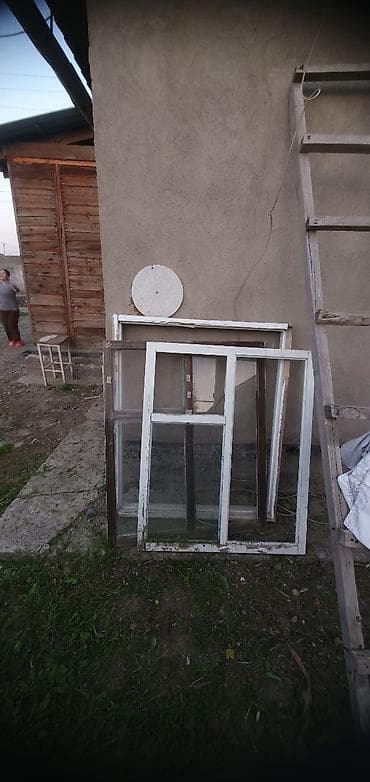 Дом и сад: Готовое деревянное окно, Декоративные особенности: Декоративный переплет, Б/у, Без установки, Без рассрочки — 2