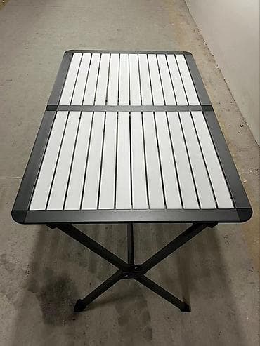 стол река: Складной походный стол, Другой материал, цвет - Серый — 1