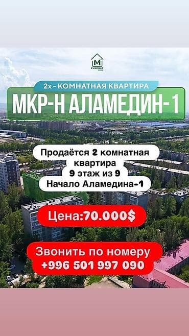 комната аламедин 1: 2 бөлмө, Менчик ээси, Толугу менен эмереги бар — 7