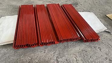 Комплект металлических планок/решеток красного цвета (порошковая