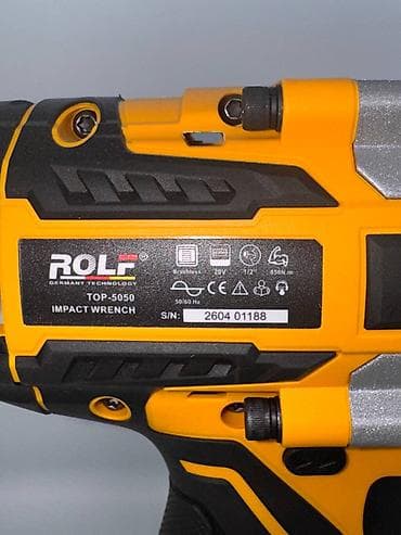 Инструменты: Гайковёрт ударный аккумуляторный ROLF TOP-5050 (Brushless) Доставка — 5
