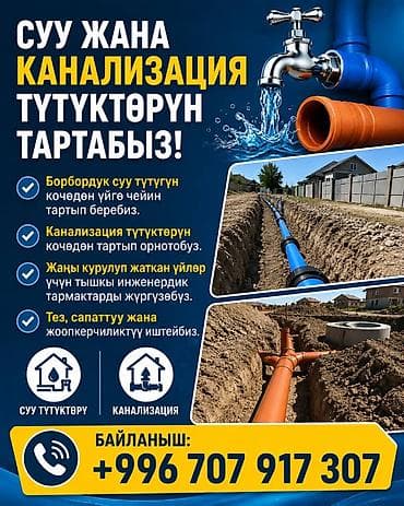 Канализационные работы | Прокладка канализации Больше 6 лет опыта