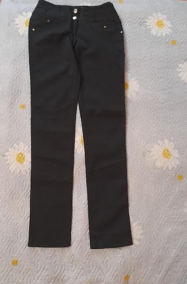 Спортивная одежда: Черные женские брюки (2 пары) - Классические прямые силуэты — 2