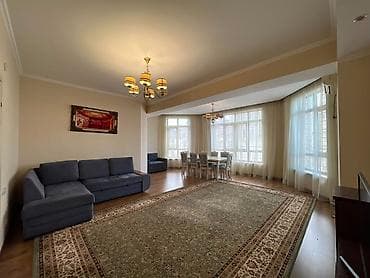 алиева: 3 бөлмө, 132 м², Элитка, 9 кабат, Евро оңдоо — 2