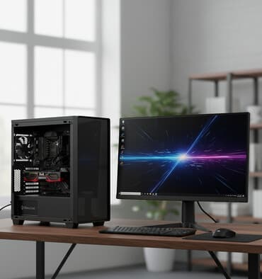 купить монитор 19 дюймов: Компьютер, Для несложных задач, Б/у, Intel Core i5 — 1