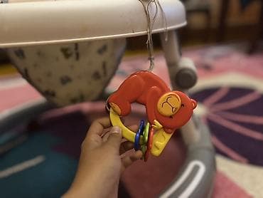 Детские ходунки: Детские ходунки с игровым столиком - Круглая устойчивая база на — 4