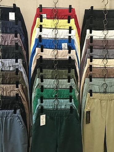 Брюки: Женские укороченные брюки Crystal. - Посадка: средняя, на удобной — 3