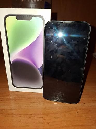 apple 13 mini: IPhone 14, Б/у, 256 ГБ, Черный, Защитное стекло, 78 % — 9