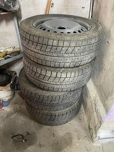 Унаа: Дөңгөлөктөр монтажда 205 / 55 / R 16, Кыш, Колдонулган, Комплект, Жеңил унаалар, Темир, тешиктери - 5 — 3