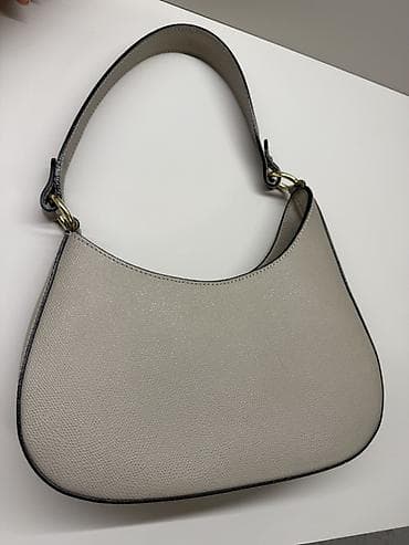 Личные вещи: Сумка-хобо женская, минималистичный дизайн. Италия - Форма — 2