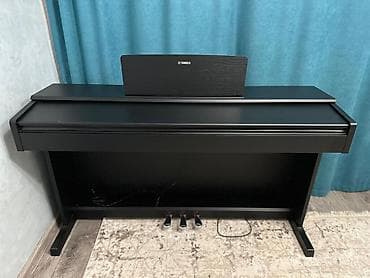цифровое пианино фортепиано: Цифровое пианино YAMAHA в корпусе под дерево, цвет черный. - — 5