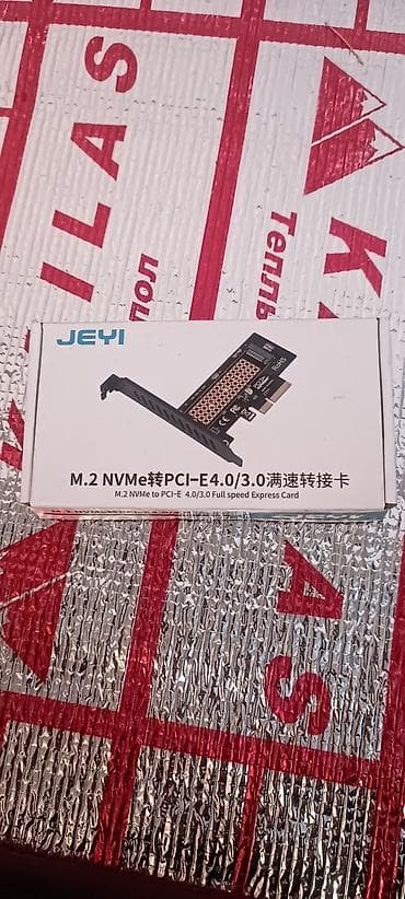Переходник JEYI M.2 NVMe → PCI‑Express 4.0/3.0 (x4) - Позволяет