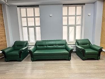 горка в гостиную: Комплект мягкой мебели, Новый, Бесплатная доставка, цвет - Черный — 3