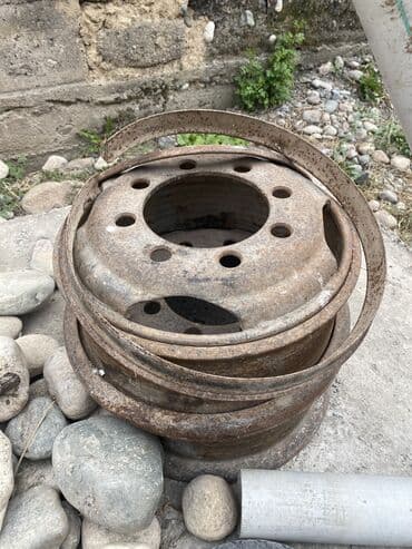 покрышки диски: Железные Диски R 20 Пара, отверстий - 8, Б/у — 1