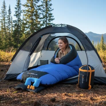 бир кишилик матрас: Спальный мешок кокон для туризма и кемпинга. Характеристики: - — 1