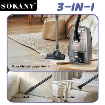 мощные пк: Пылесос, Стандартный, Сухая, Мешок — 4