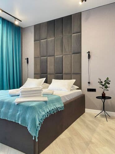 двухкомнатная квартира посуточно: 2кв Час.День.Ночь.Сутки Моссовет, Цум,Бишкек парк, Филармония — 1