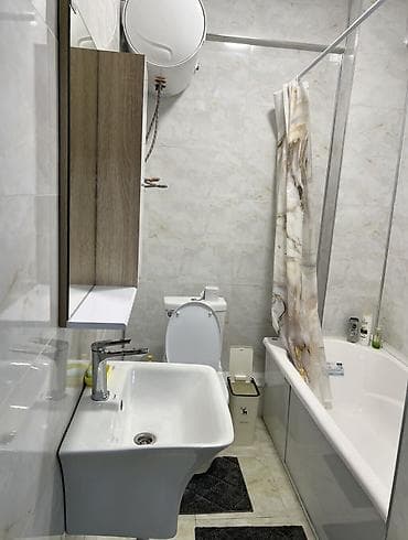 flat osh: 1 комната, Кок-Жар мкр Без животных, от 1 года, С мебелью полностью — 8