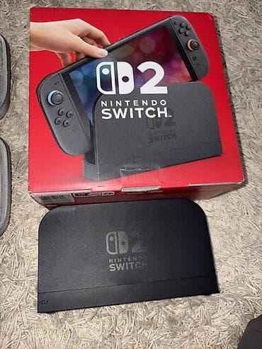 Nintendo Switch 2 — игровая консоль с полным комплектом аксессуаров at lalafo.kg Nintendo Switch 2 — игровая консоль с полным комплектом аксессуаров