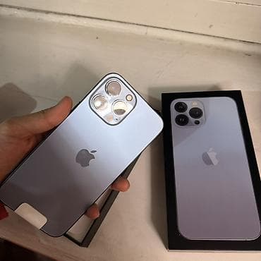 iphone 6 j: IPhone 13 Pro Max, Б/у, 256 ГБ, Blue Titanium, Коробка — 1