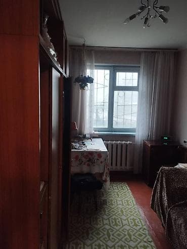 osh flat: 2 комнаты, 44 м², 6 мкр 104 серия, 1 этаж, Старый ремонт — 2