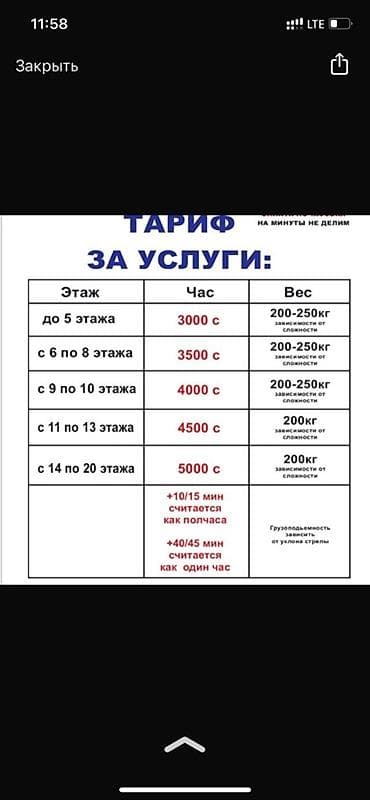 Услуги: Услуги мебельного подъёмника (грузовой лифт на автомобиле) для подъёма — 2