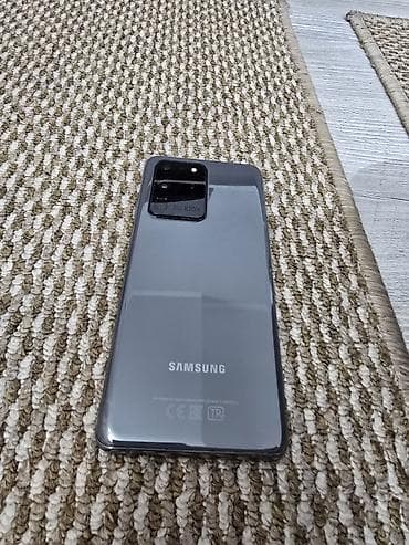 samsung s20 ултра: Samsung Galaxy S20 Ultra, Б/у, 128 ГБ, цвет - Черный, 2 SIM — 8