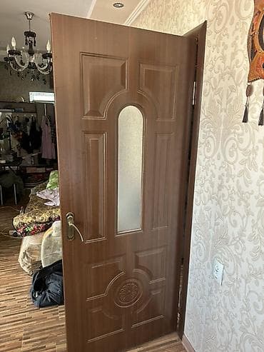 ширма бу: Срочно продам Межкомнатные распашные двери с остеклением б/у — 2