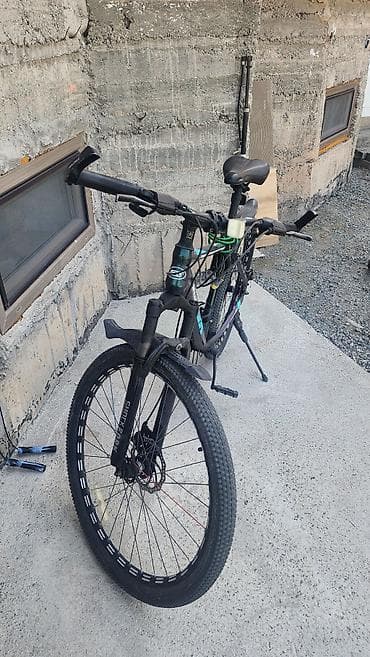 surf 130: СРОЧНО ПРОДАЮ!! Горный велосипед Skillmax в черном цвете с бирюзовыми — 3