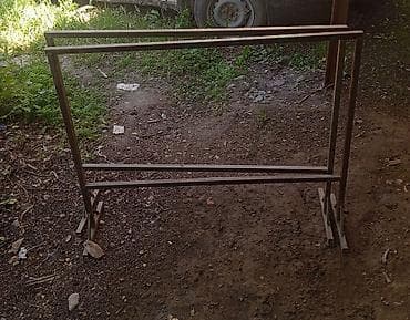 Металлическая напольная стойка/рама - Конструкция из профильной