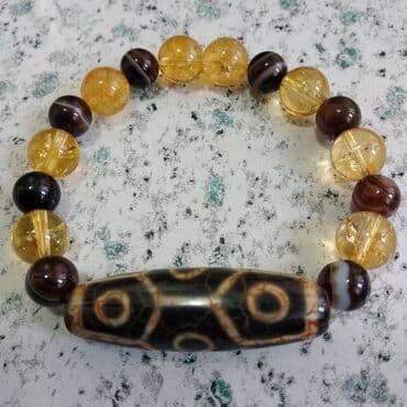 свадебные платья от производителя: Браслеты ручной работы с Настоящими Бусинами Дзи и натуральными — 3