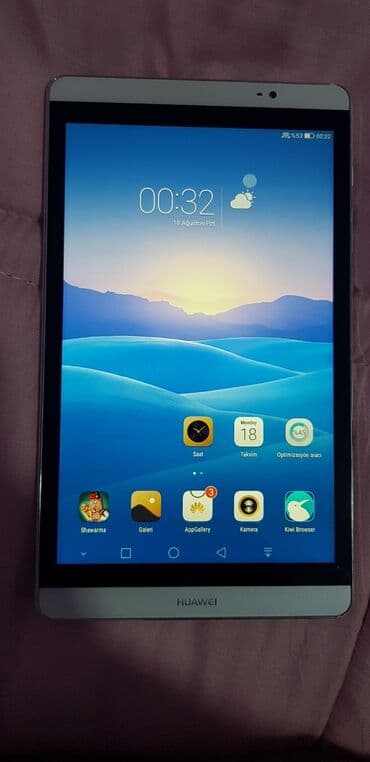 Планшет, Huawei, эс тутум 16 ГБ, 8" - 9", Wi-Fi, Колдонулган — 7